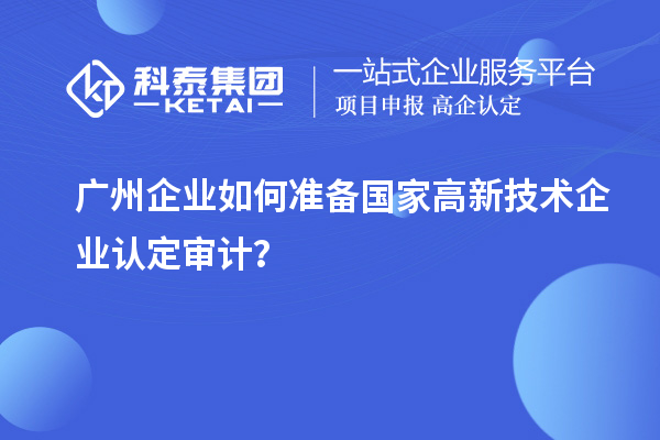 廣州企業如何準備國家高新技術企業認定審計？