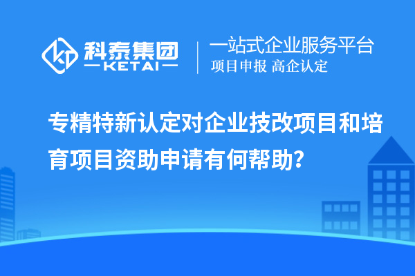 專精特新認定對企業<a href=http://m.xjsygy.com/fuwu/jishugaizao.html target=_blank class=infotextkey>技改</a>項目和培育項目資助申請有何幫助？