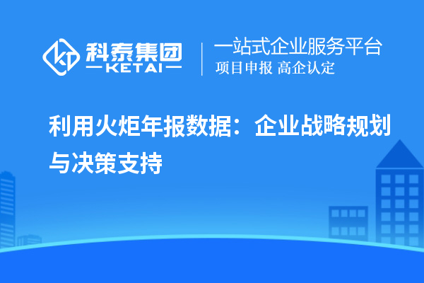 利用火炬年報數據:企業戰略規劃與決策支持