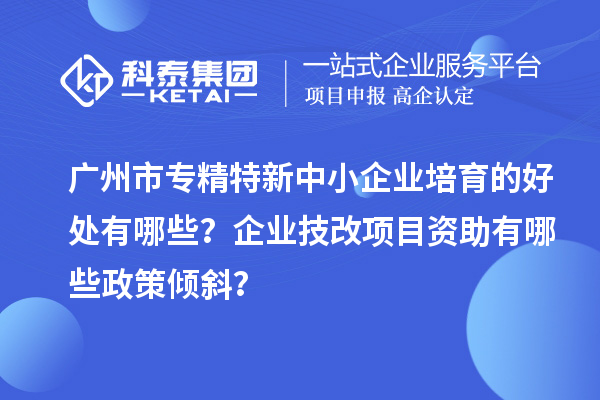 廣州市專精特新中小企業培育的好處有哪些？企業<a href=http://m.xjsygy.com/fuwu/jishugaizao.html target=_blank class=infotextkey>技改</a>項目資助有哪些政策傾斜？