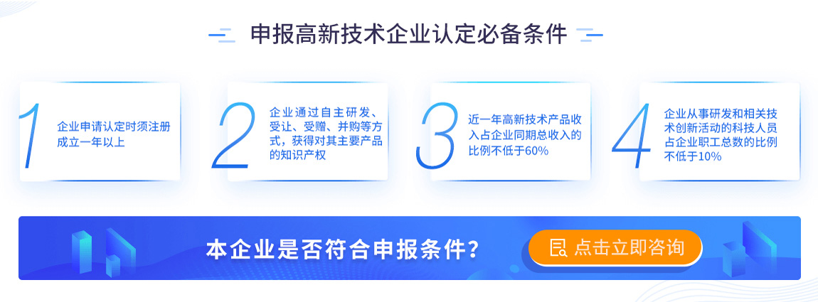 高新技術(shù)企業(yè)認定條件